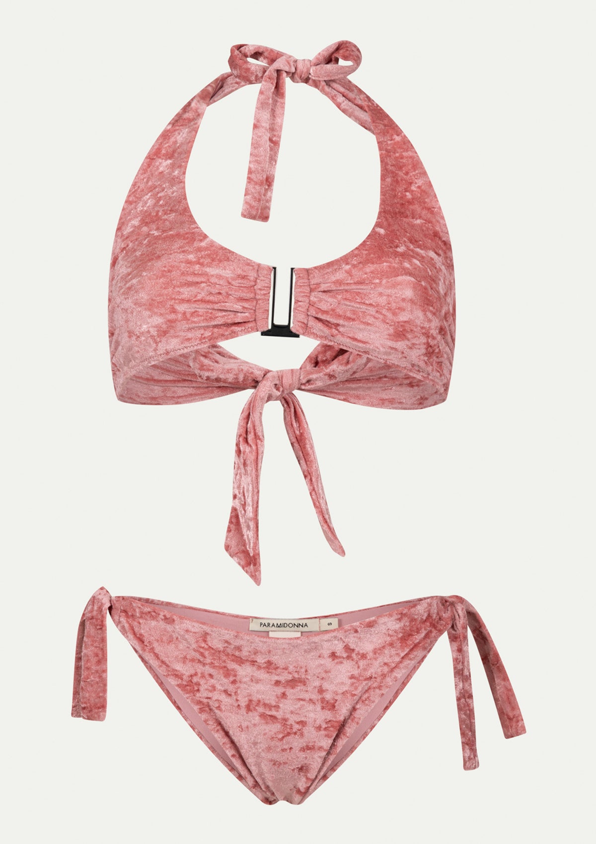 JANE Salmon pink soft velvet