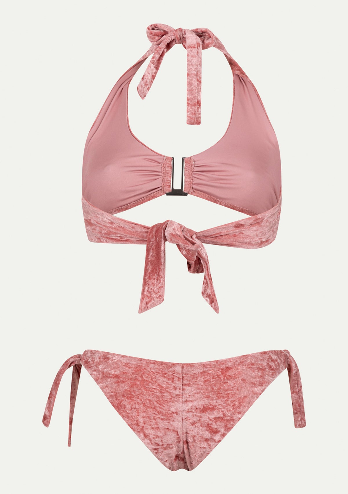 JANE Salmon pink soft velvet