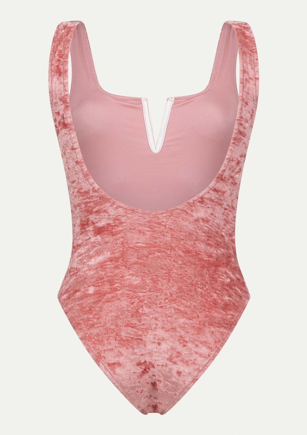 ELLE Salmon pink soft velvet