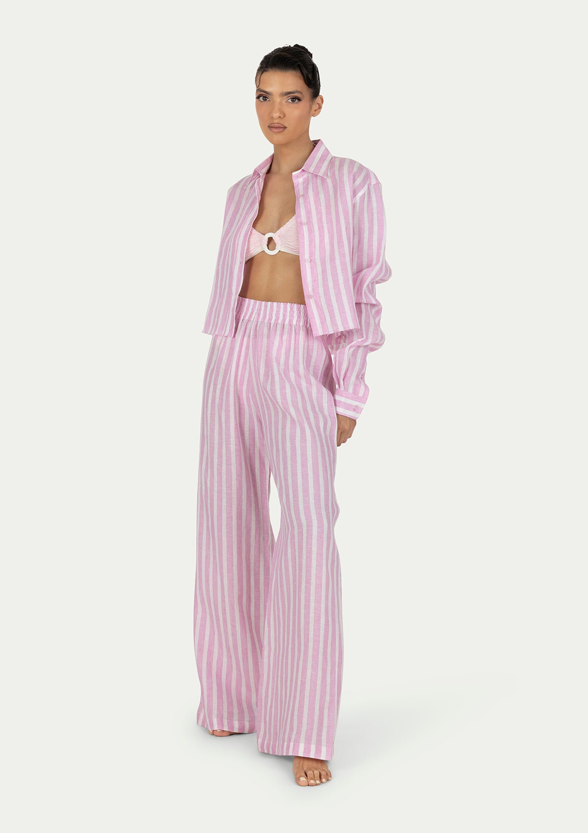 CORA PANTS STRIPED PINK