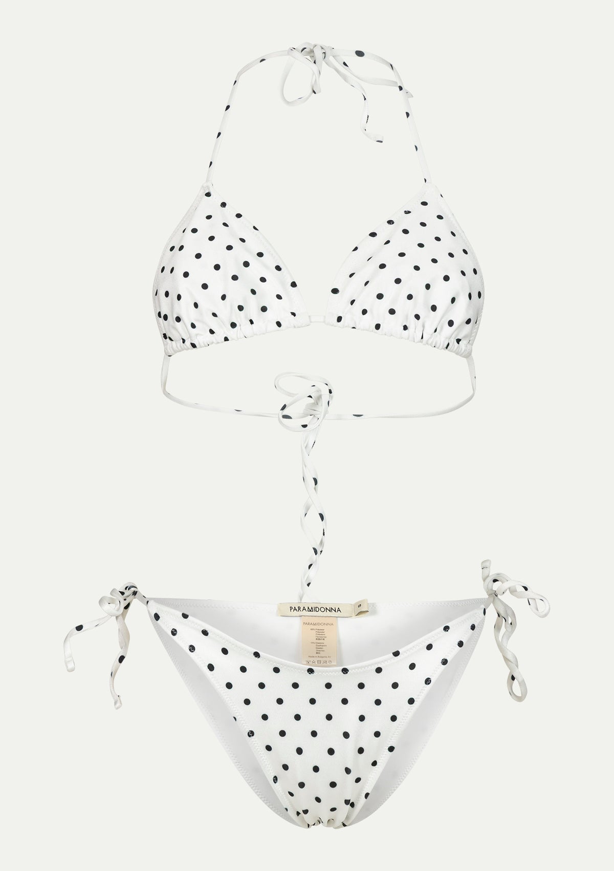 KOURTNEY POLKA DOT WHITE