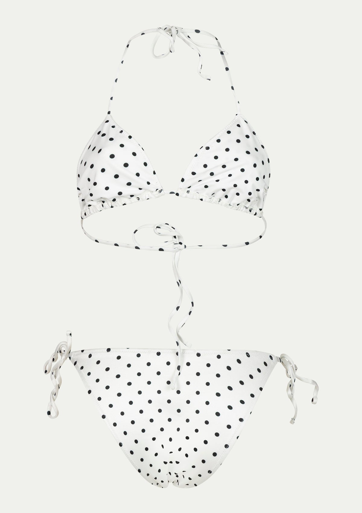 KOURTNEY POLKA DOT WHITE