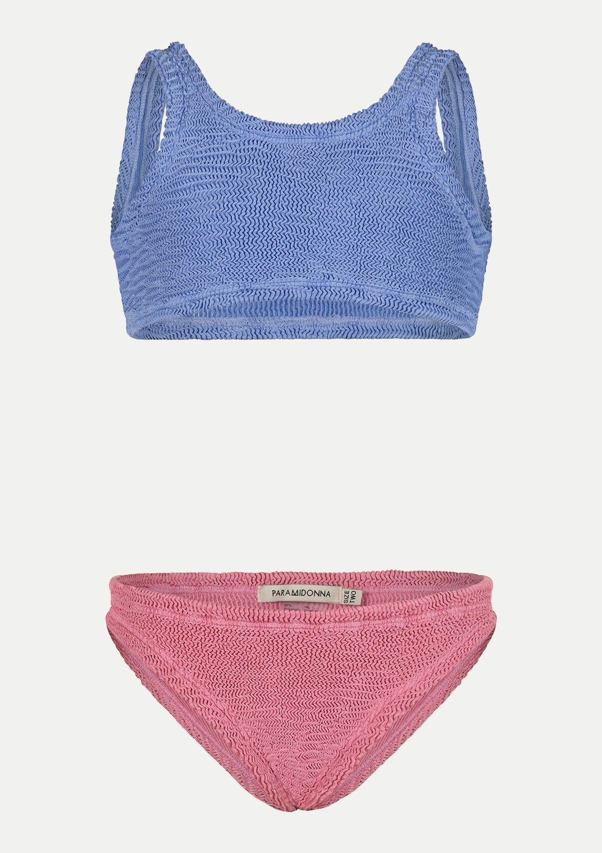 KATY Blue jean/pink wild rose crinkle