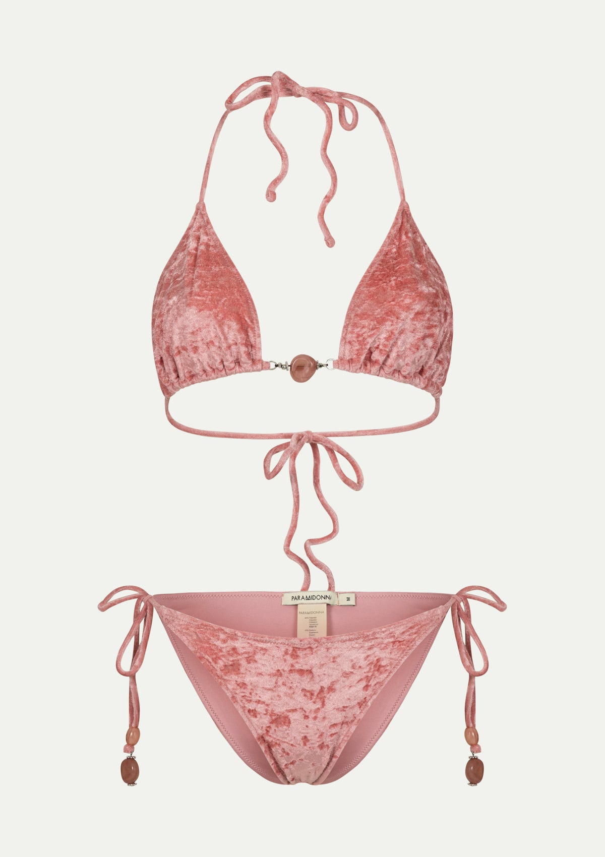 KELLY Salmon pink soft velvet