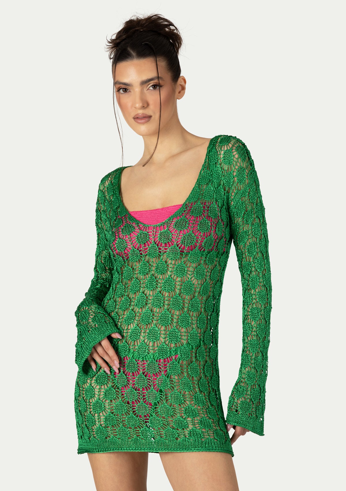 MIRA DRESS EMERALD GREEN