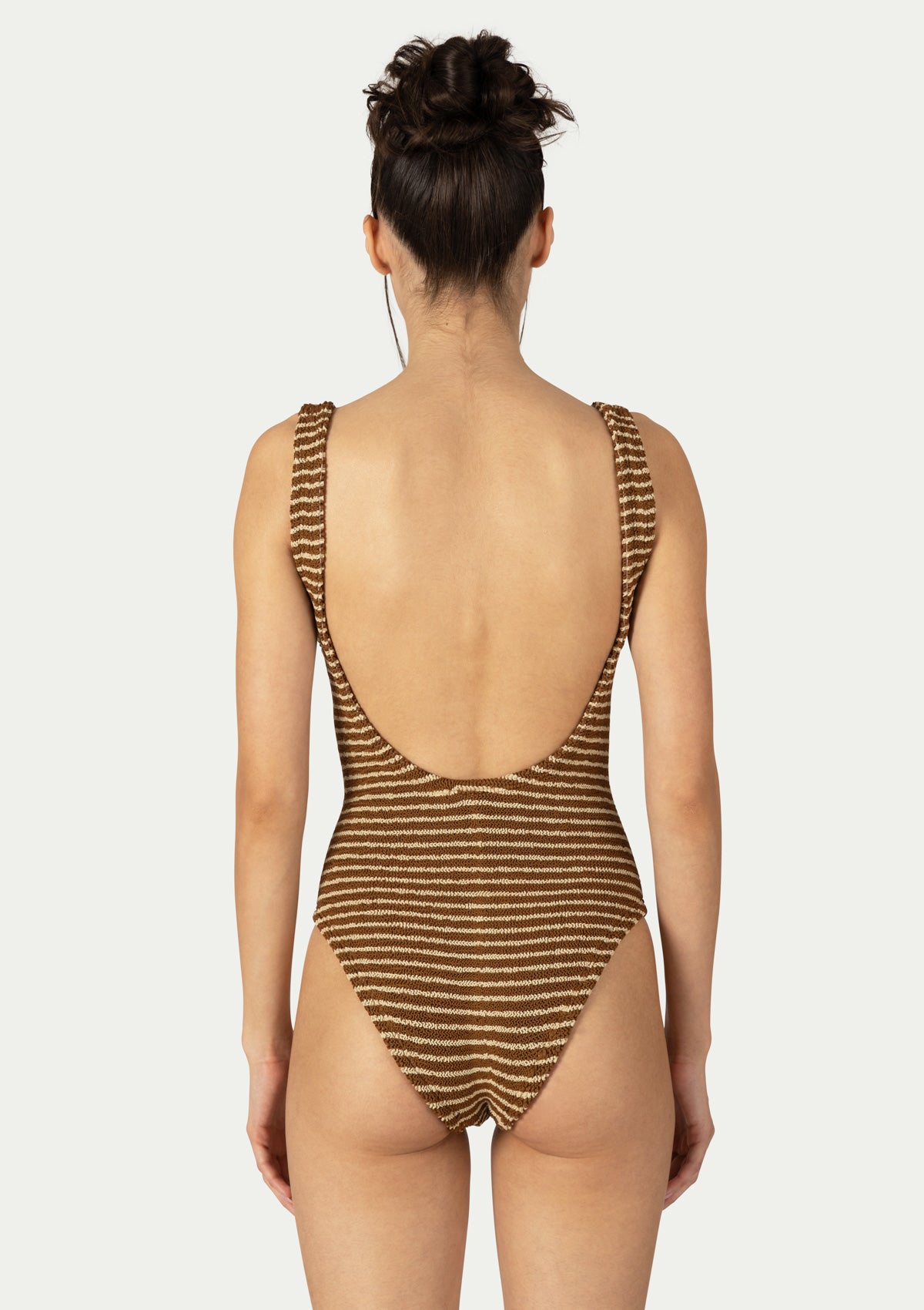 HAILEY MOCA/SUGAR STRIPE