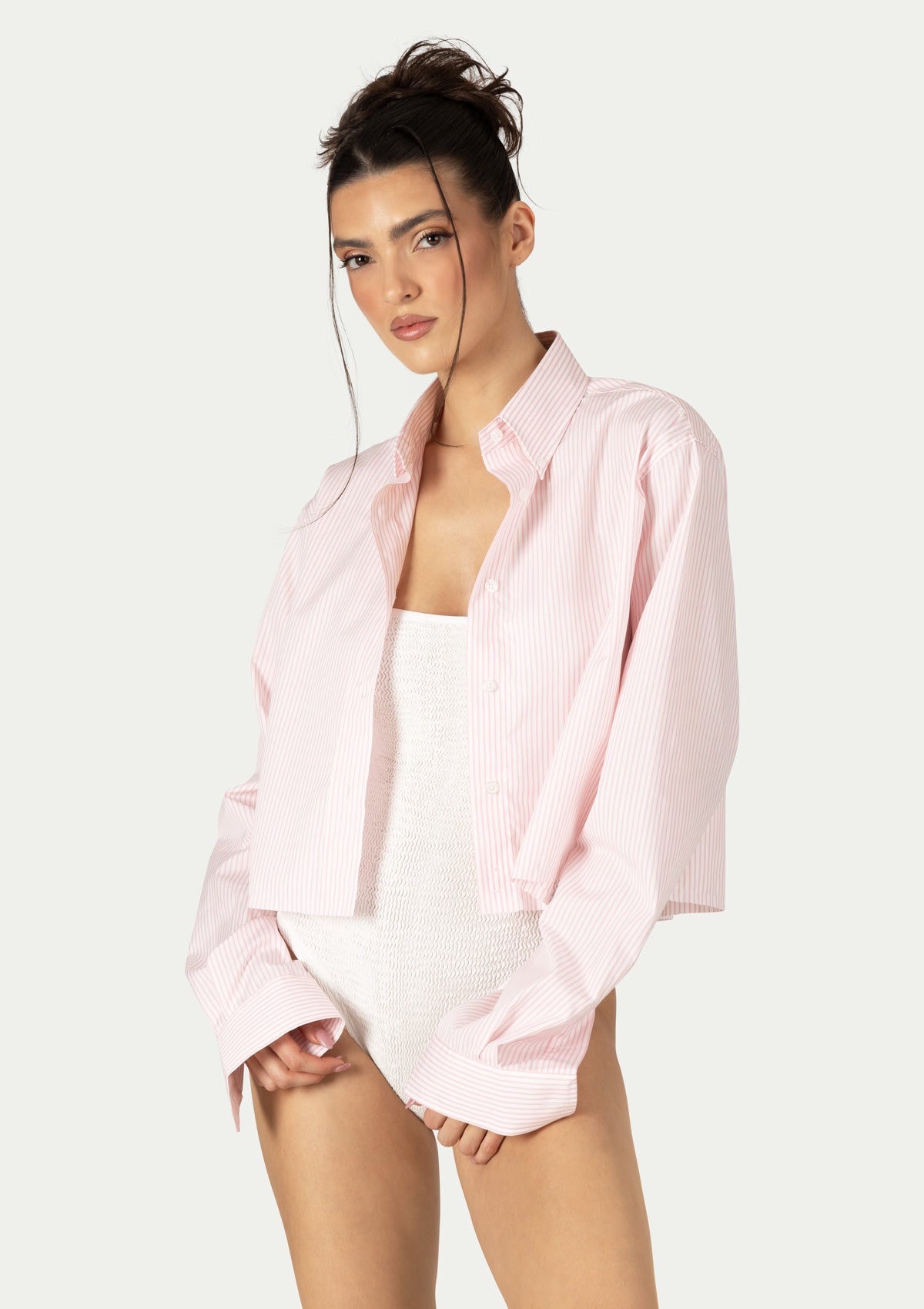 IDA SHIRT STRIPED PINK