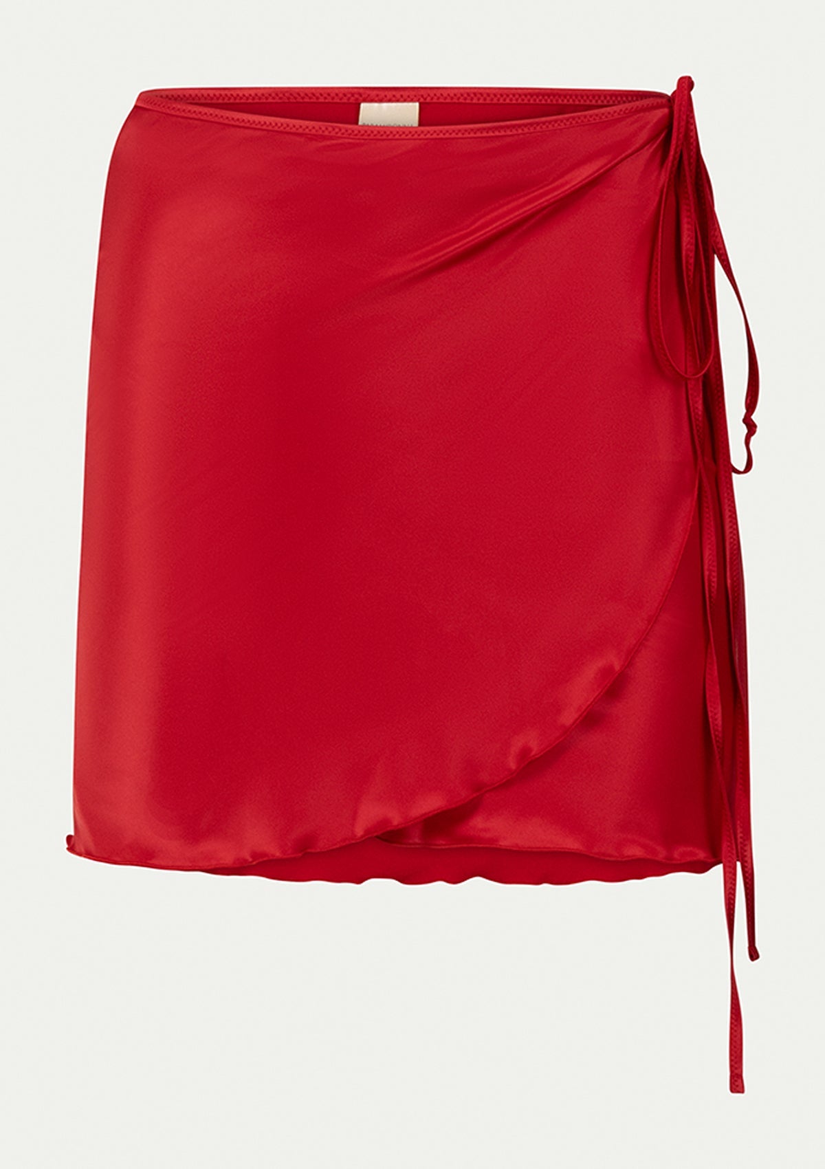 LEONE RED SATIN PAREO