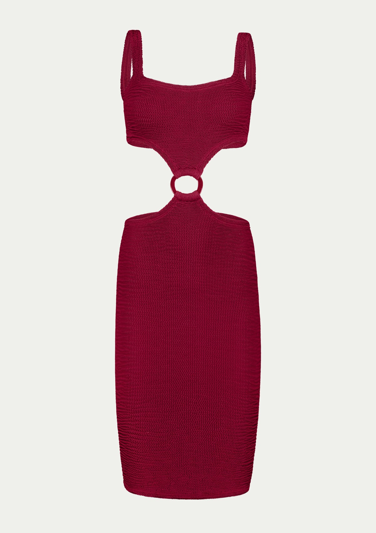 DRESS LAURA BURGUNDY