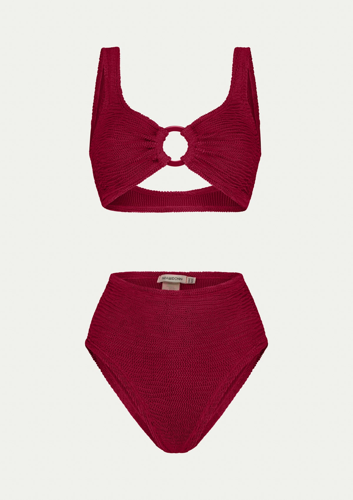 IRINA HIGH WAISTED BURGUNDY