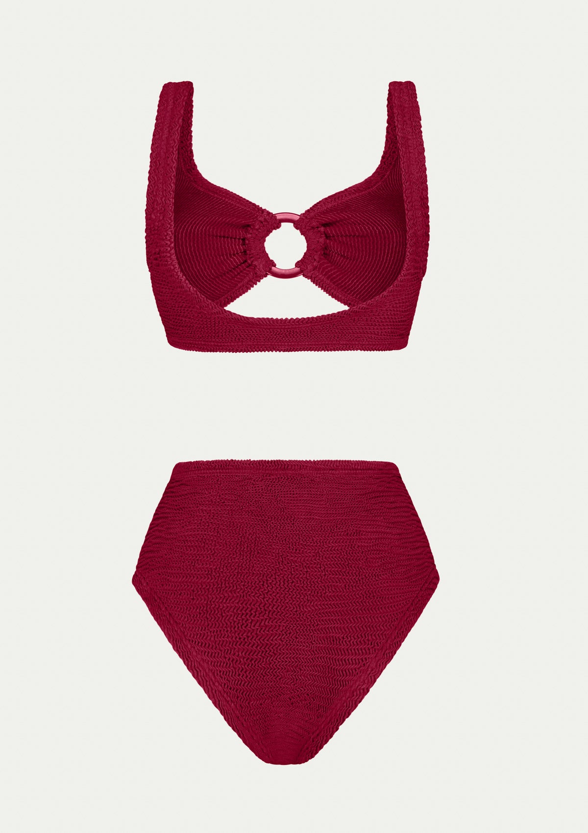 IRINA HIGH WAISTED BURGUNDY
