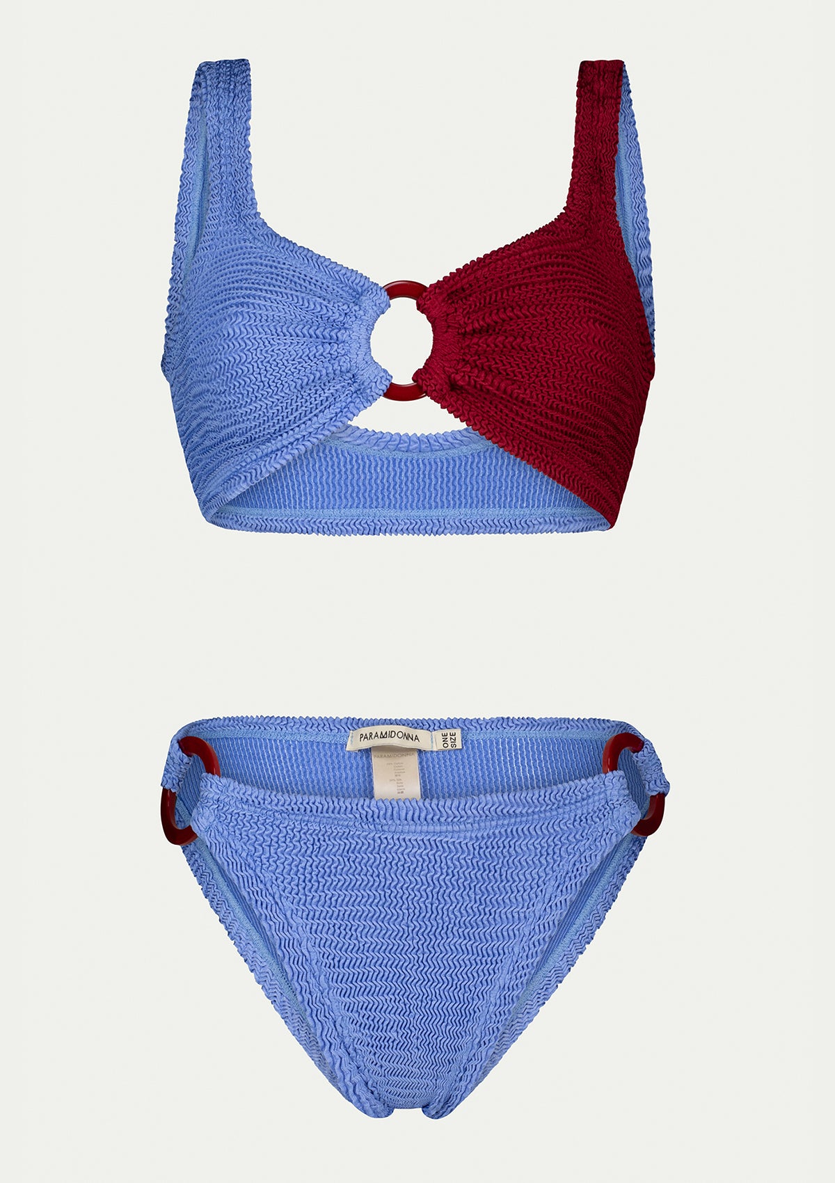 KARI BLUE JEAN/BURGUNDY