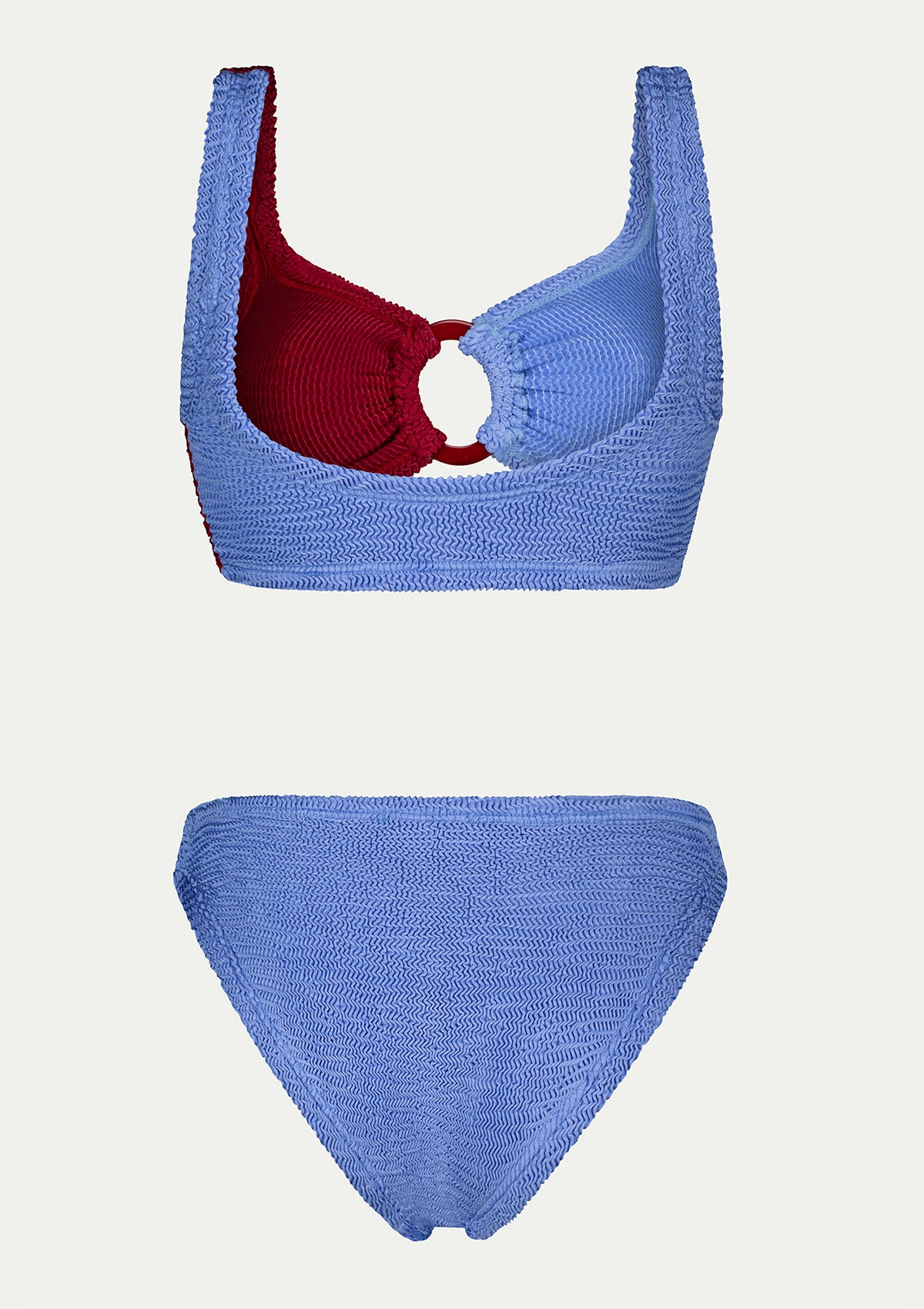 KARI BLUE JEAN/BURGUNDY