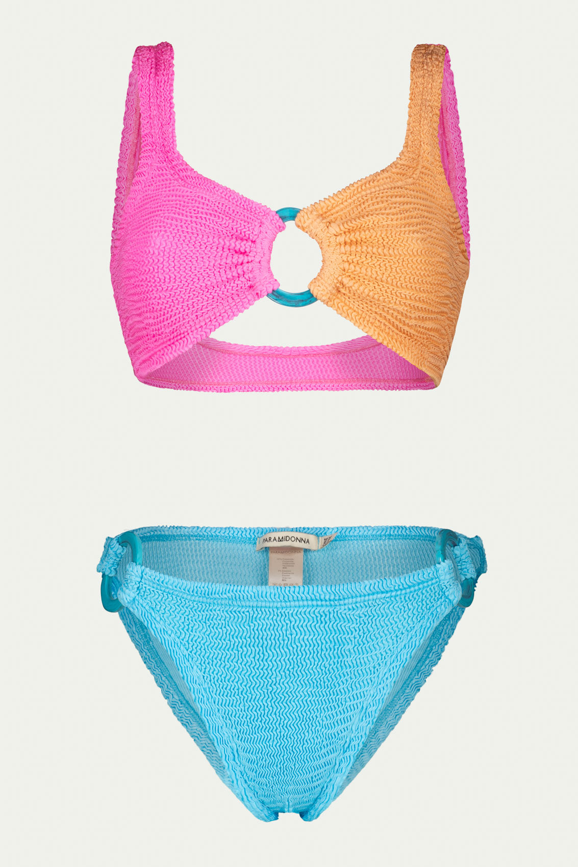 KARI FLAMINGO/PEACH/AQUA BLUE