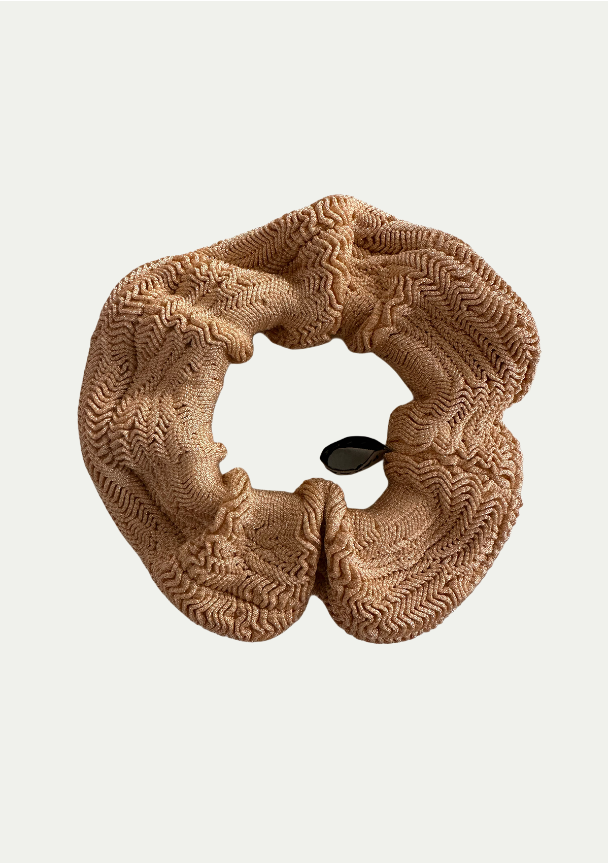 SCRUNCHIE PEACH LUREX