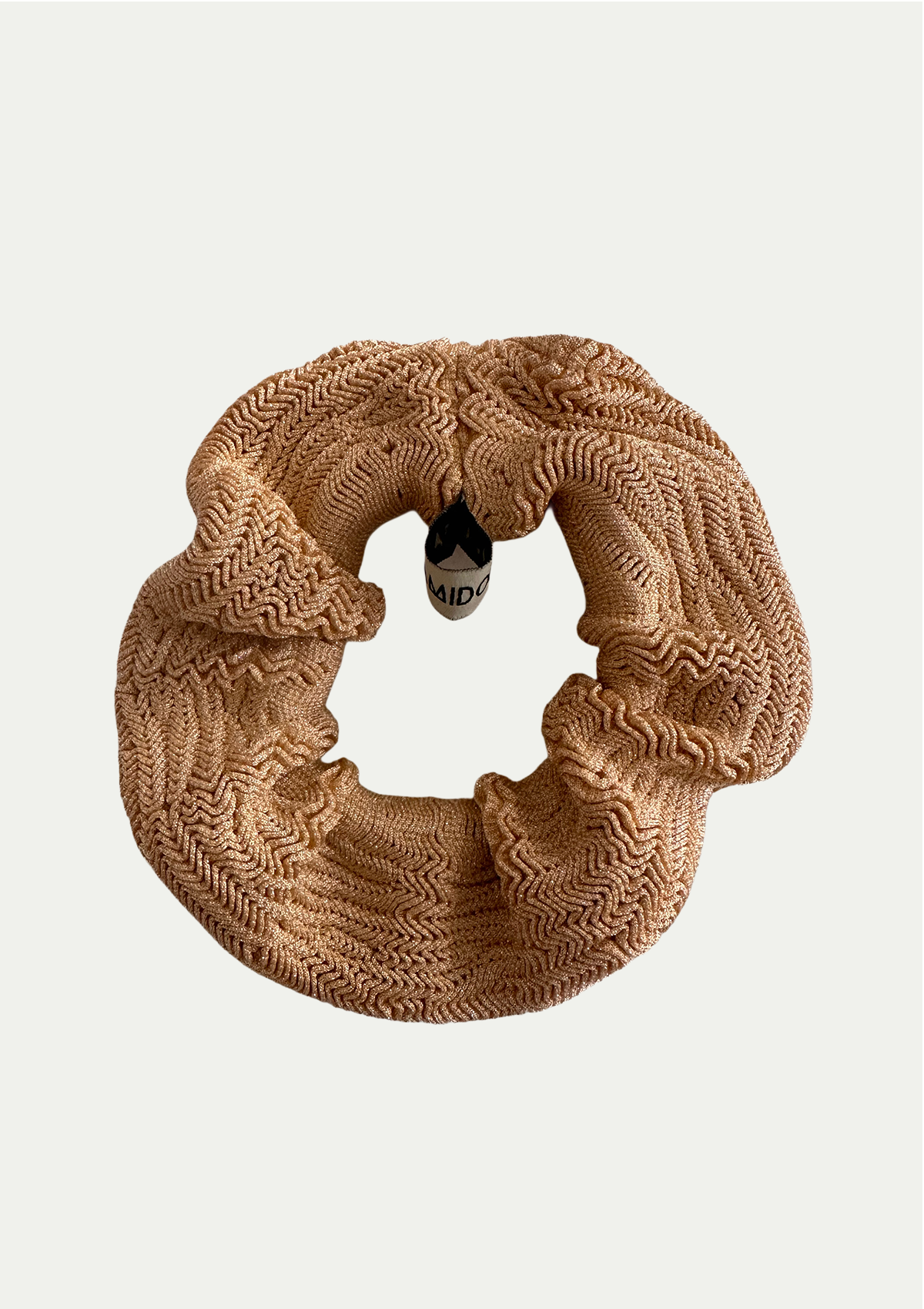SCRUNCHIE PEACH LUREX