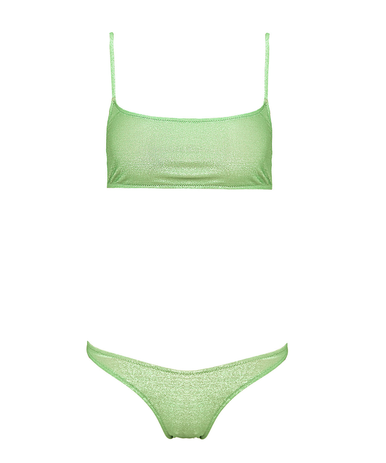 TWO PIECE CHIARA GLITTER LIME