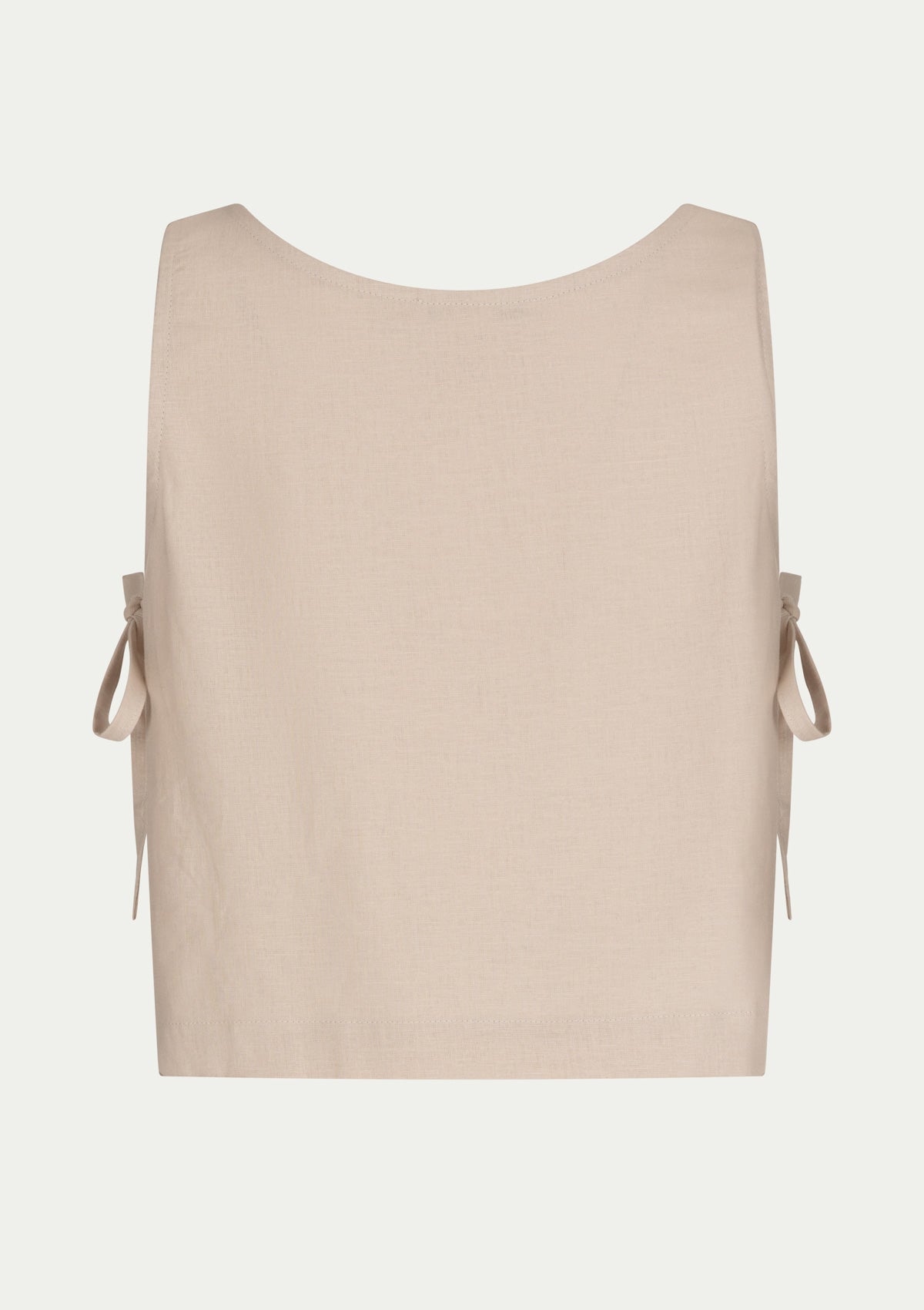 LINEN BEACH TOP BEIGE