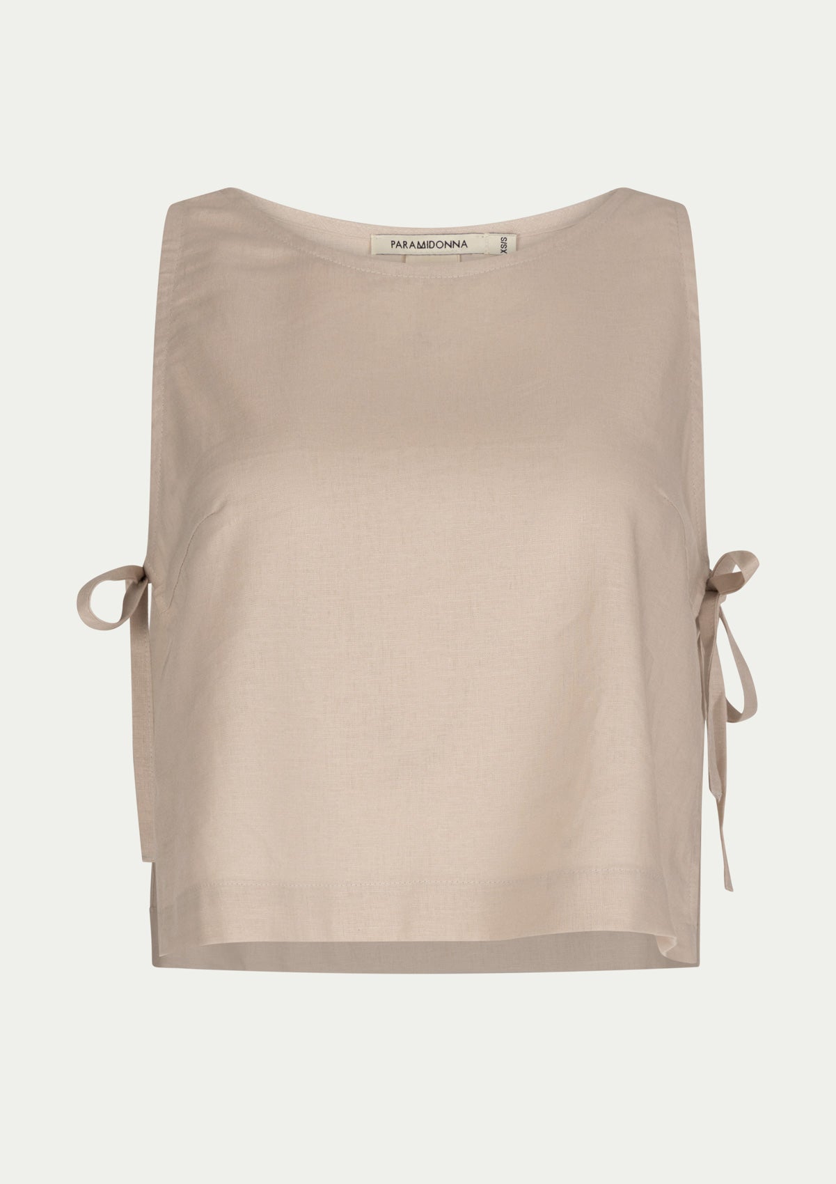 LINEN BEACH TOP BEIGE