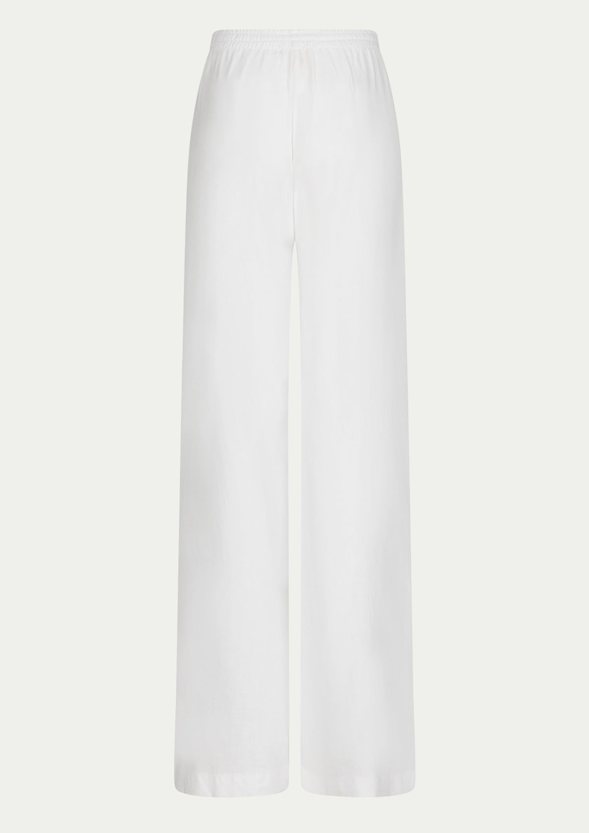 LINEN BEACH PANTS WHITE