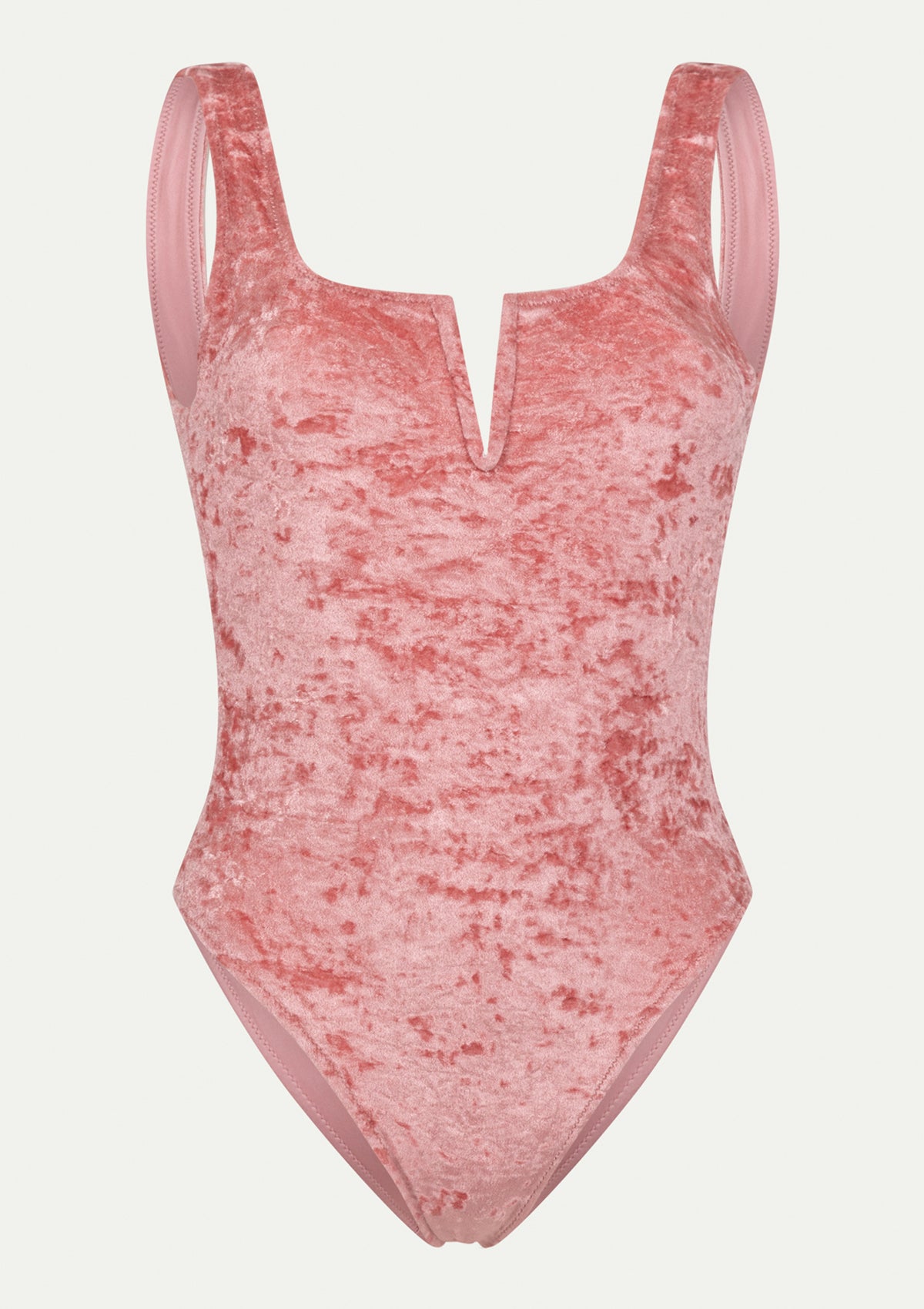 ELLE Salmon pink soft velvet