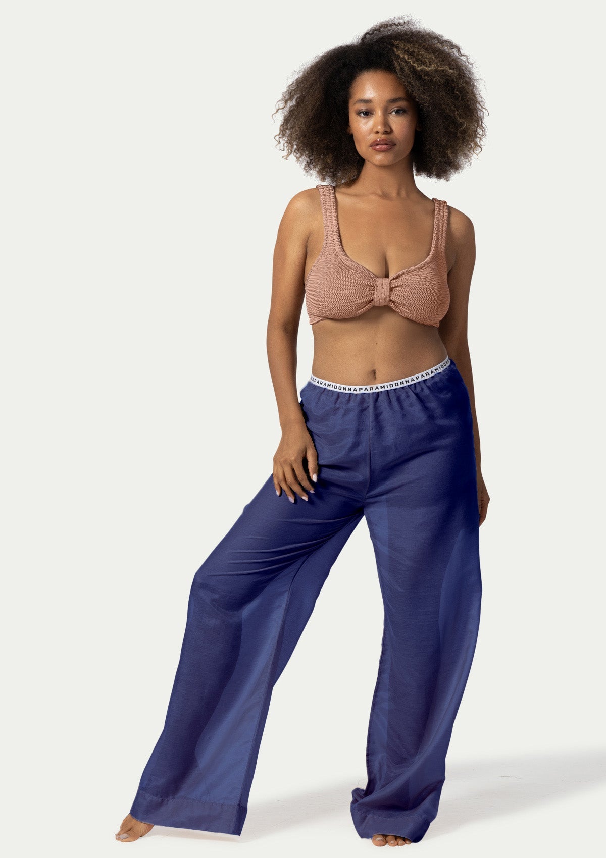 BEACH PANTS TESSA NAVY BLUE