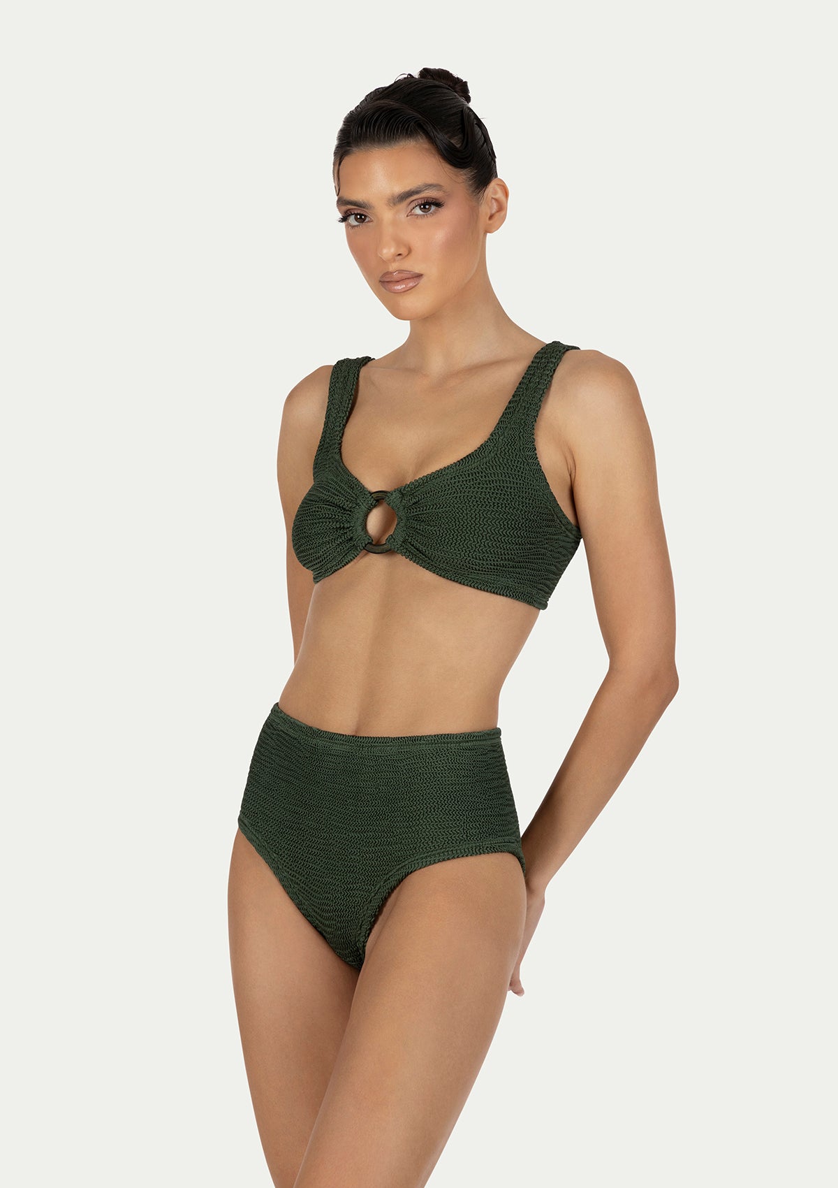 IRINA HIGH WAISTED FOREST GREEN