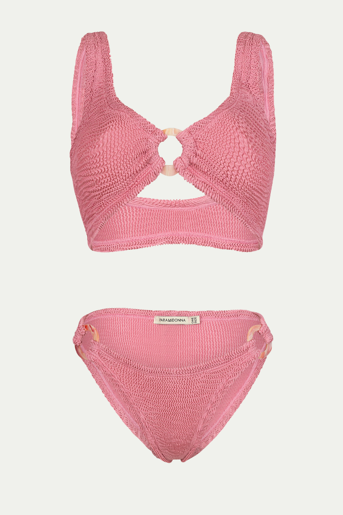 DOLLY Pink wild rose crinkle