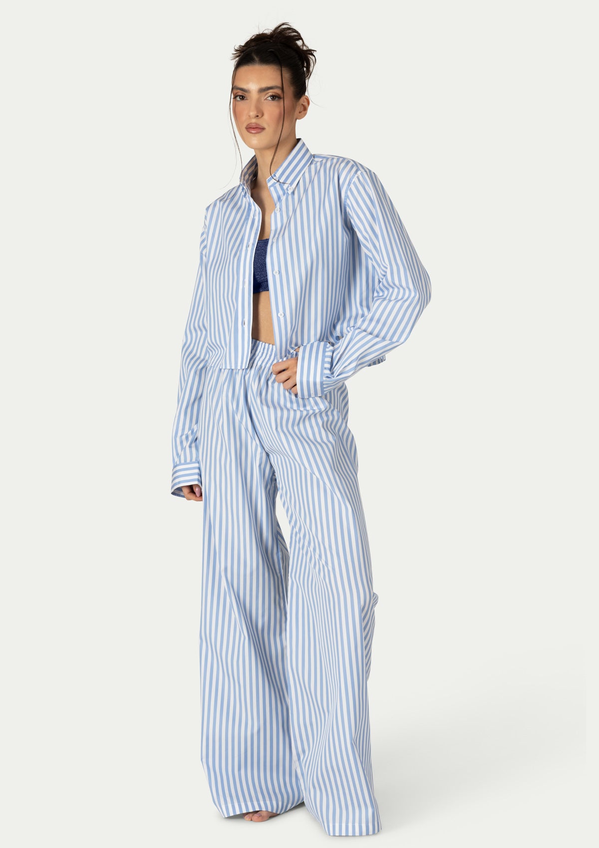 CORA PANTS STRIPED BLUE