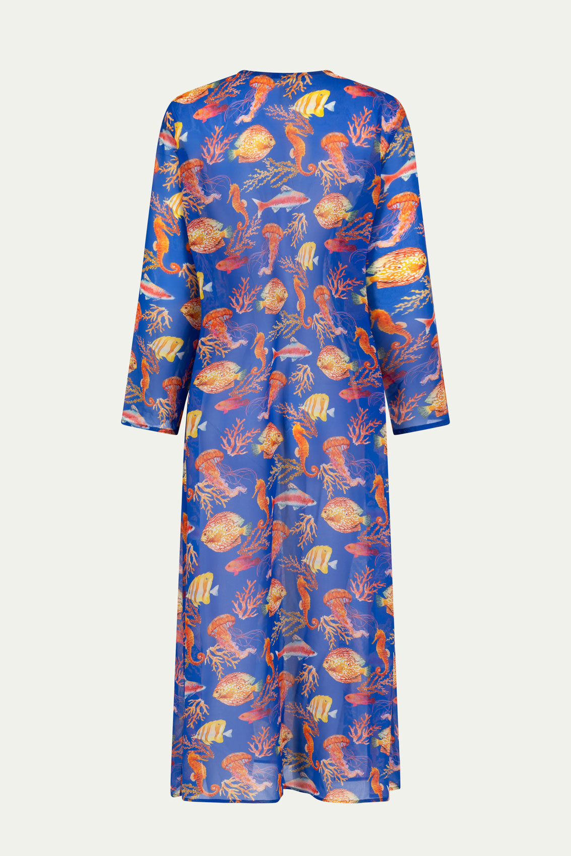 BEACH DRESS BLUE JELLYFISH