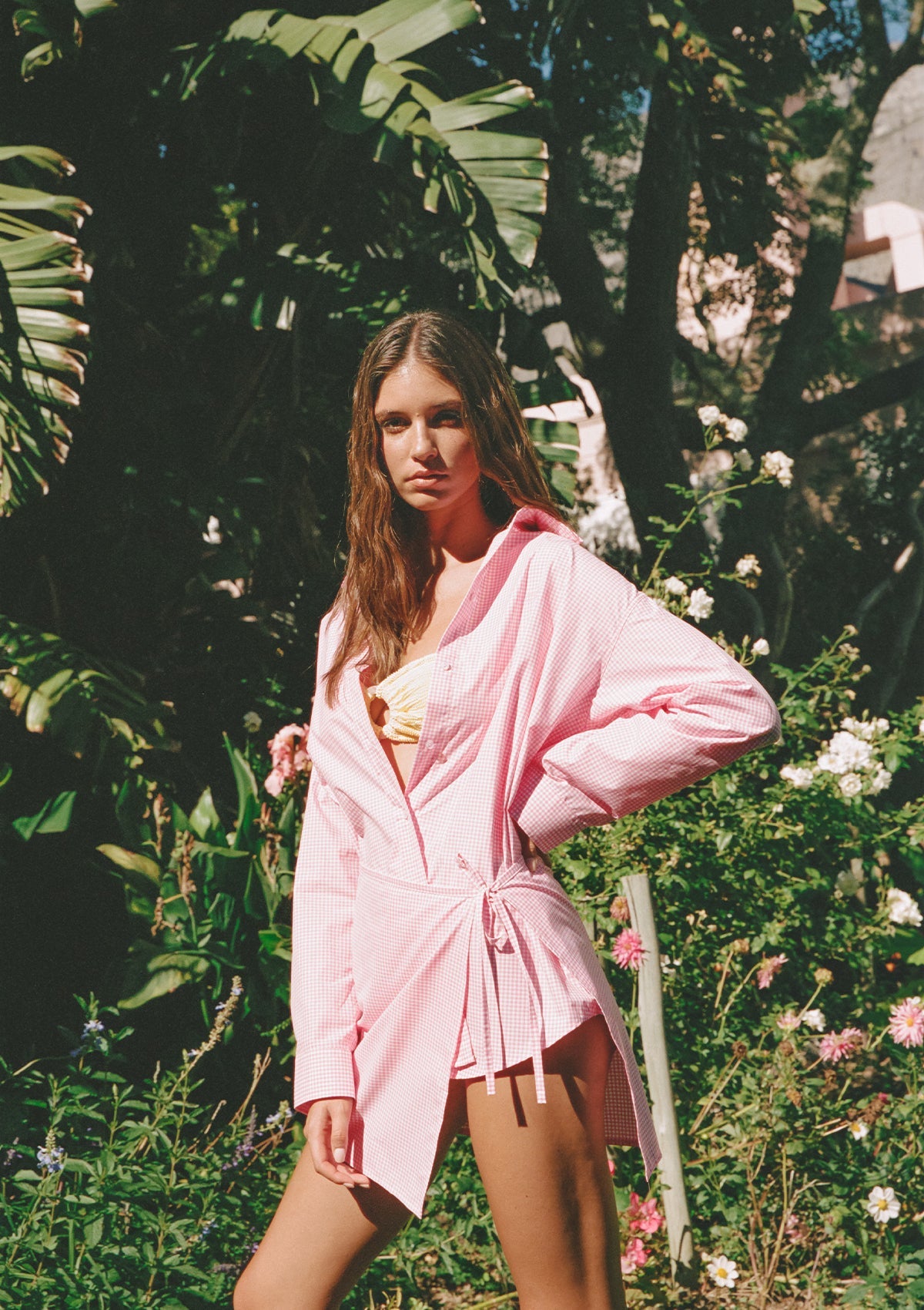 PHILO SET Pink gingham