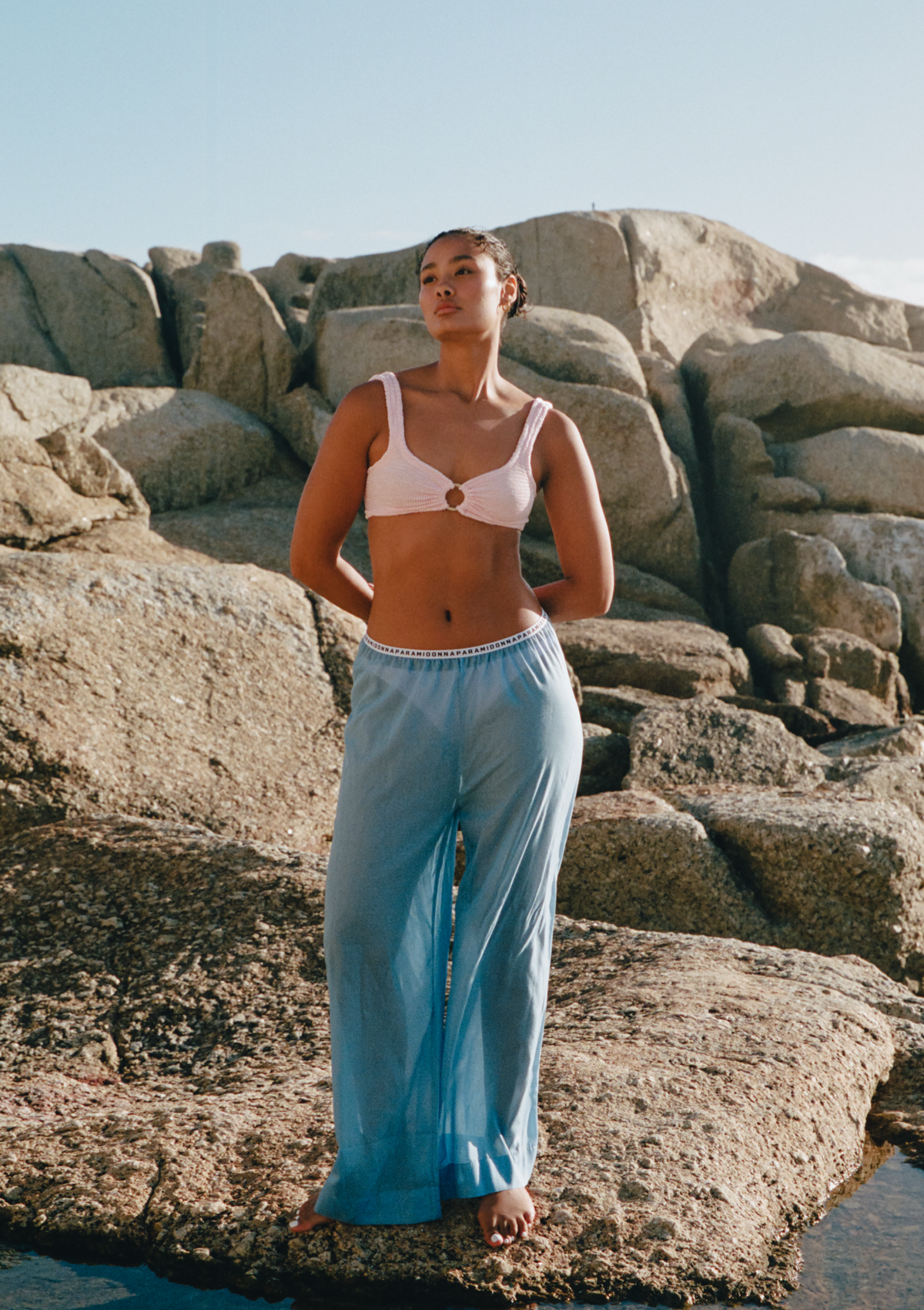 BEACH PANTS TESSA BLUE
