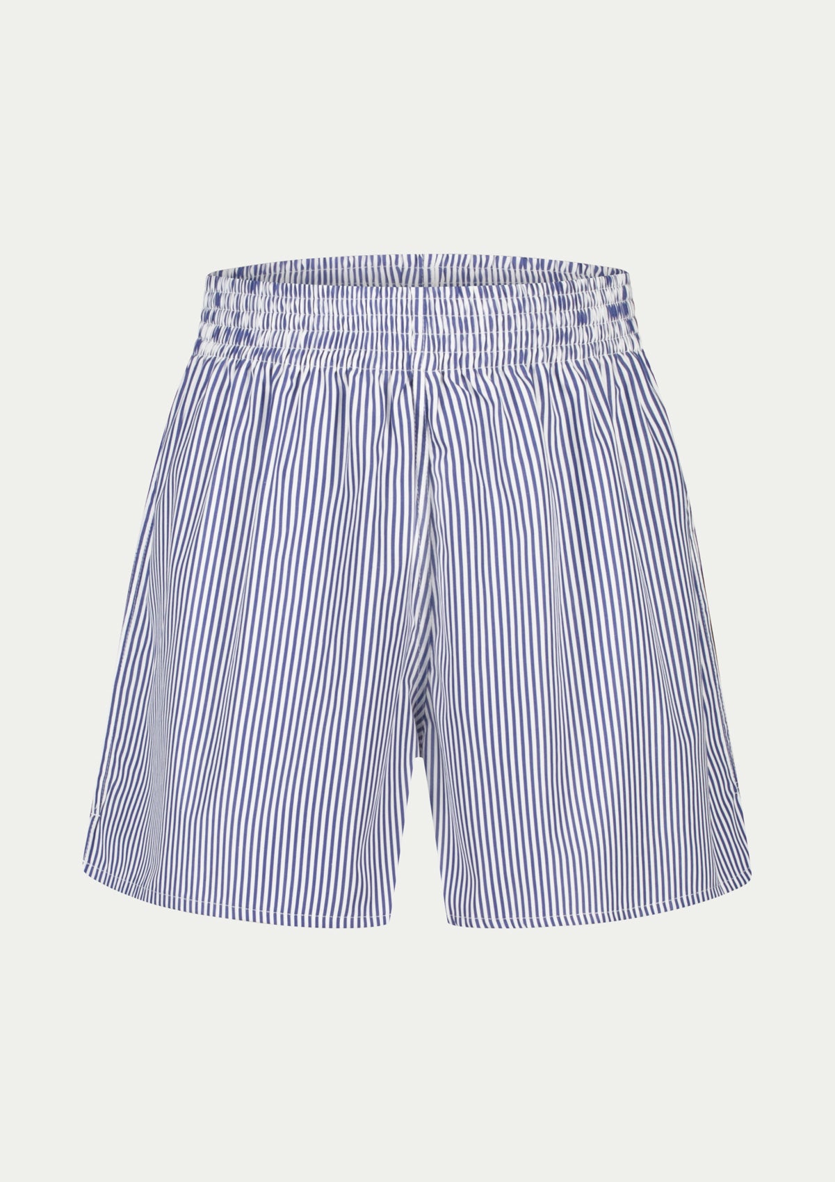 CORA SHORTS STRIPED NAVY BLUE