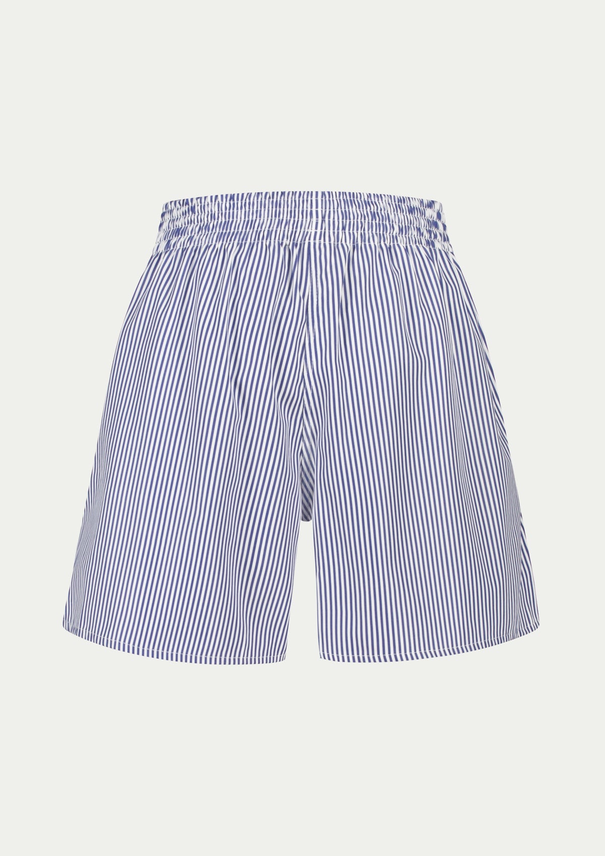 CORA SHORTS STRIPED NAVY BLUE