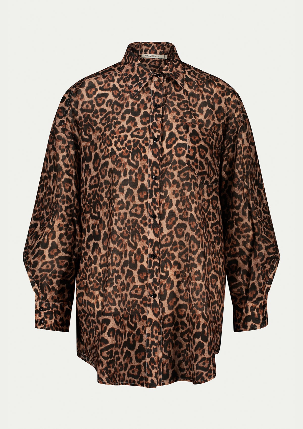 BEACH SHIRT JADE LEOPARD