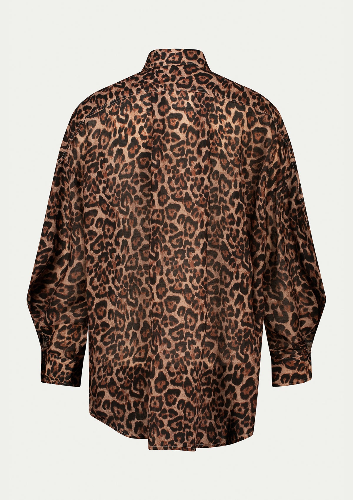 BEACH SHIRT JADE LEOPARD