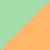 PEACH/MINT GREEN