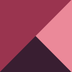 PINK WILD ROSE/POMEGRANATE/PLUM CRINKLE