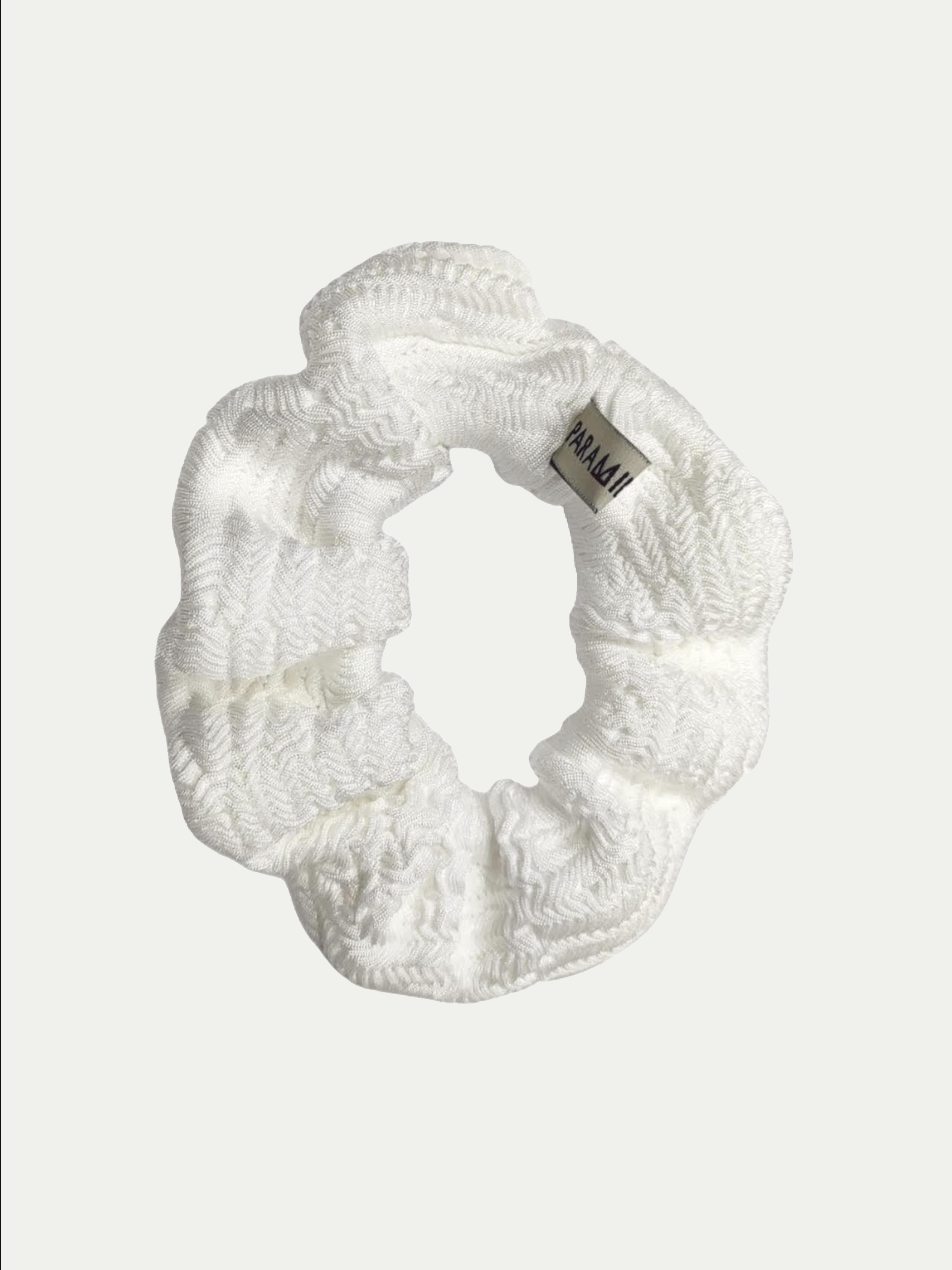 SCRUNCHIE WHITE MAT