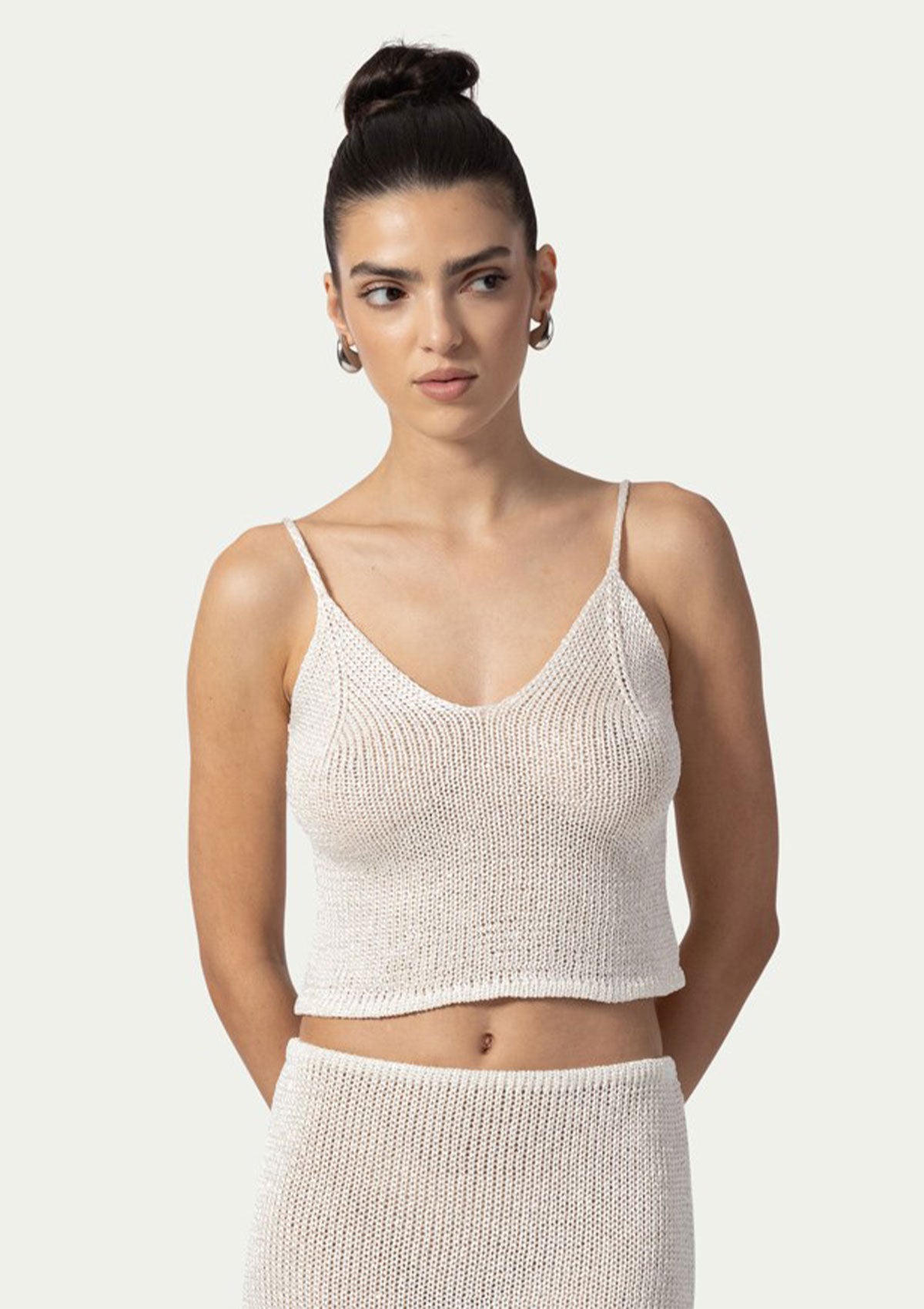 CROCHET TOP BRUNA WHITE
