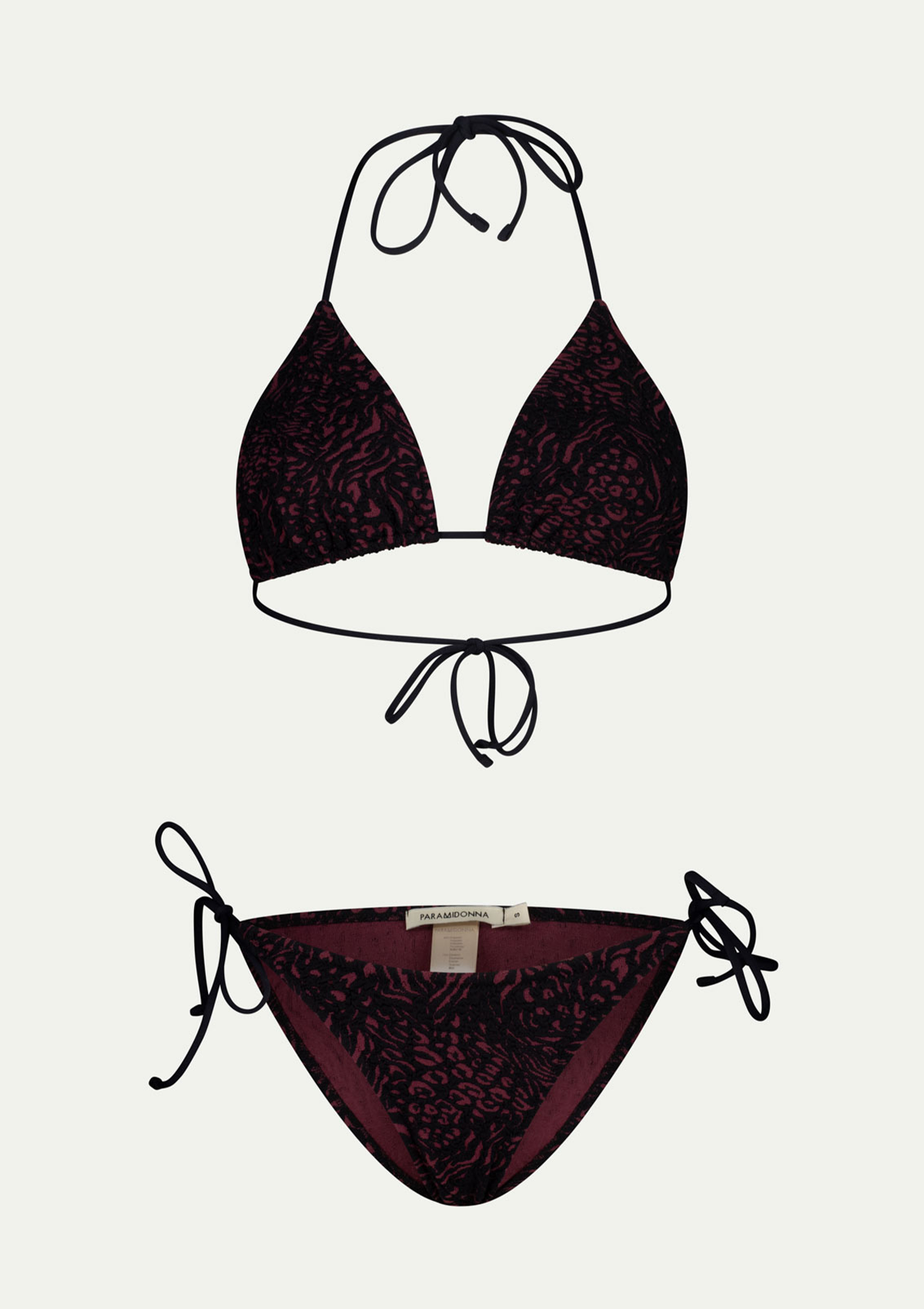 KELLY BLACK AND BURGUNDY