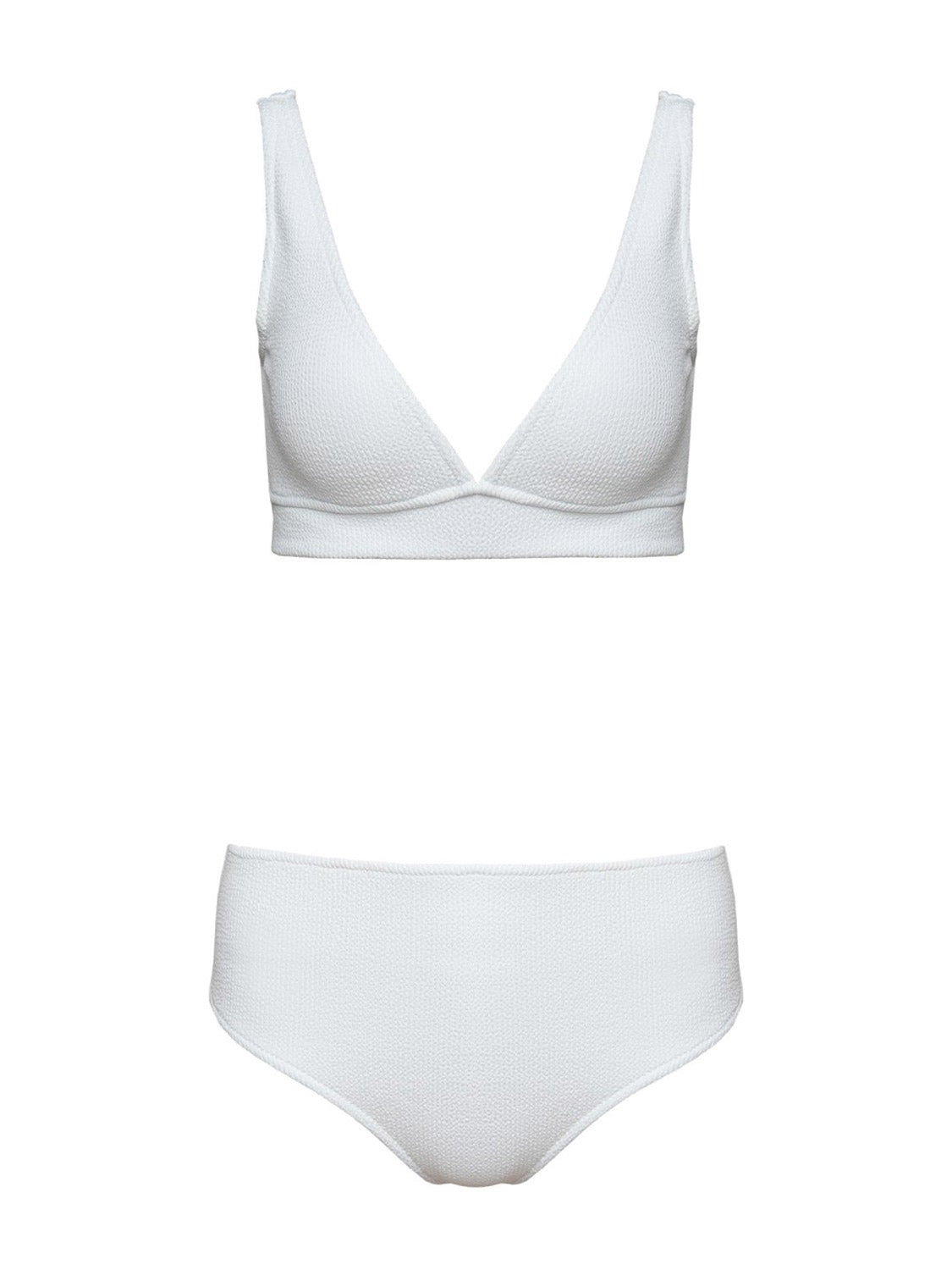 Two Piece Swimsuit JESSY In White Color
